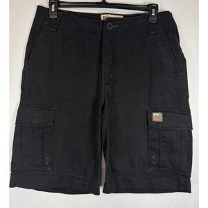 Fox Racing Men's Black Cargo Shorts Size 34 Moto BMX Skate Outdoor Workwear